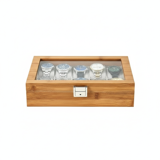 Boîte à Montre - Bambou Prestige Série 10